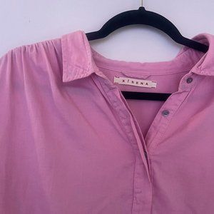 XiRENA Orchid Pink Cotton Blouse